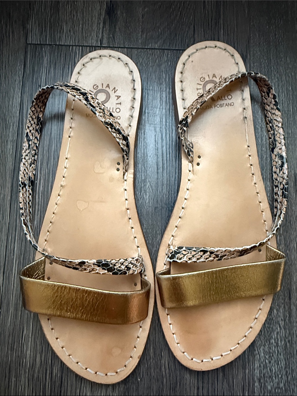 Artigianato Rallo Snakesprint Sandals